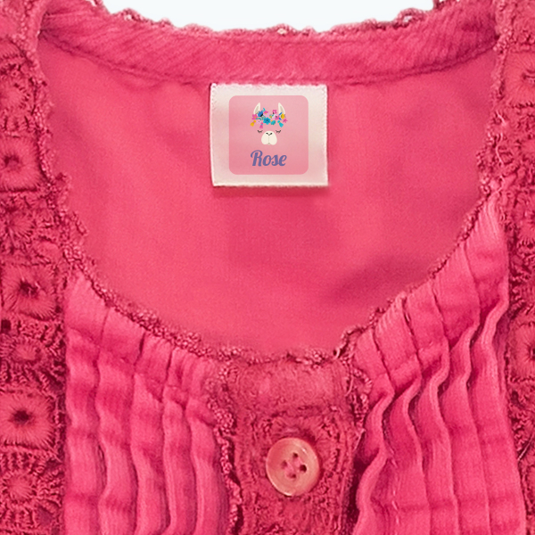 Stick-on clothing labels