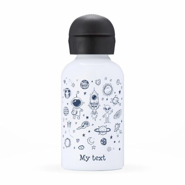 Children's personalized insulated water bottle - Galaxy