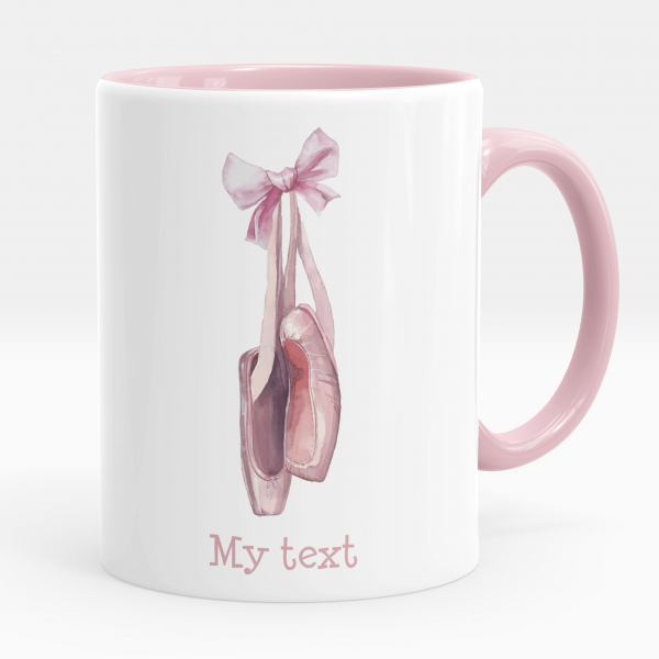 Personalized cup - Ballet shoes