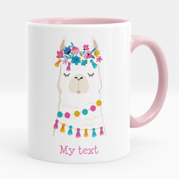 Personalized cup - Llama