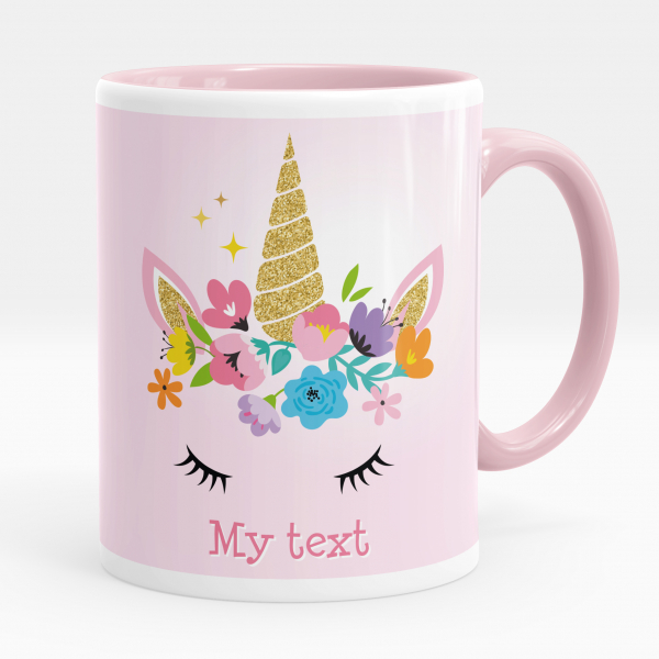 Personalized cup - Magical unicorn