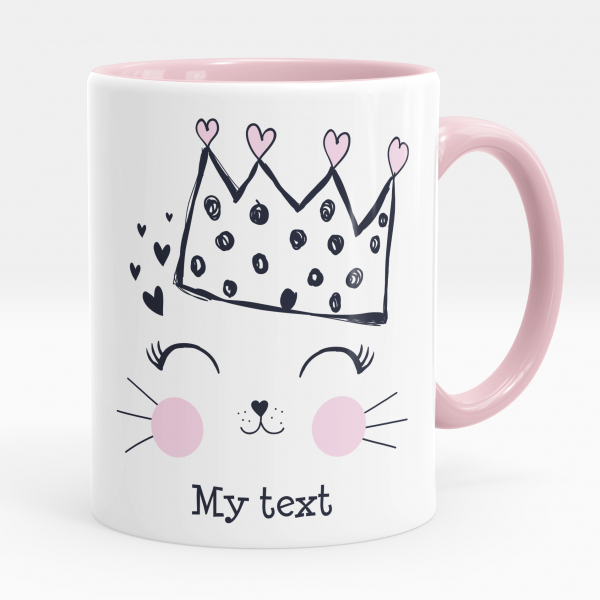 Personalized cup - Queen of the cats