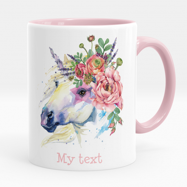 Personalized cup - Unicorn