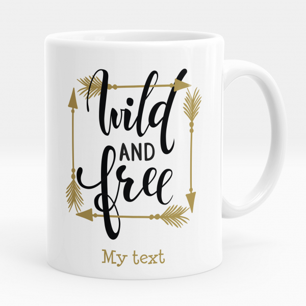 Personalized cup - Wild and Free