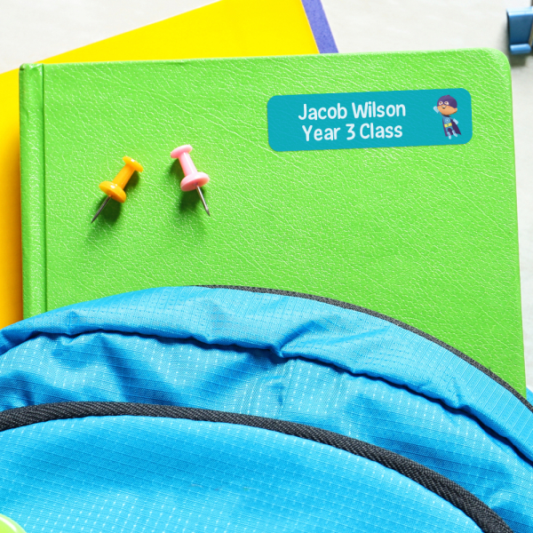 Rectangular Stickers 2 lines