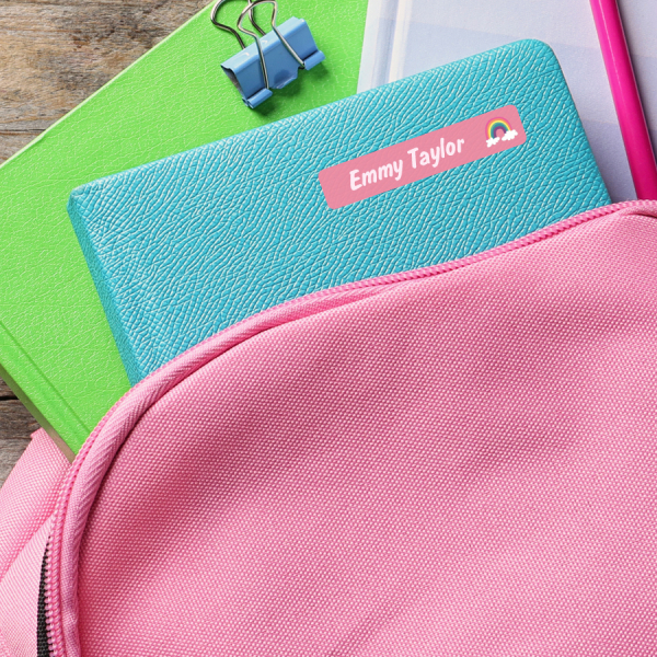 Small rectangular stickers 1 line