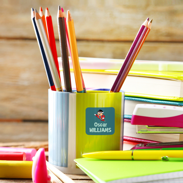 Square Stickers 2 lines