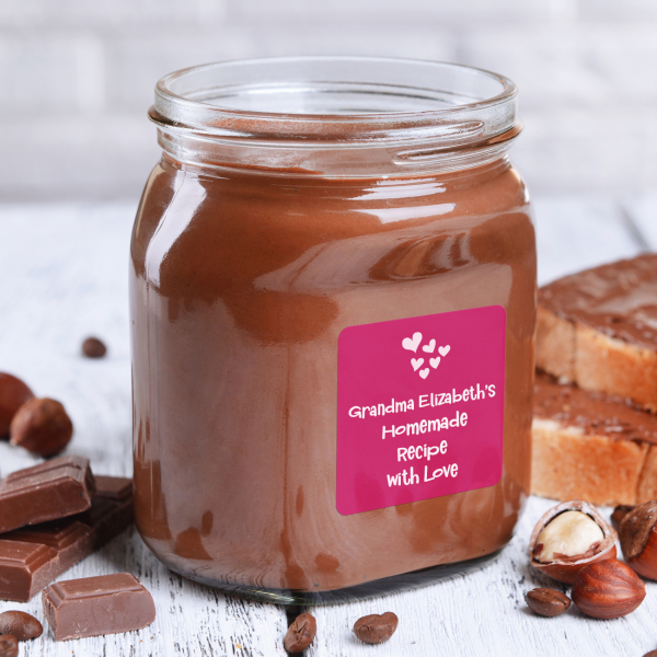 Square Stickers 4 lines