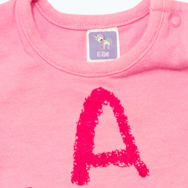 Stick-on clothing labels