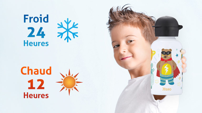 Personalized isothermal Water Bottles for children 350 ml
