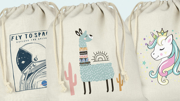 Personalized string bags