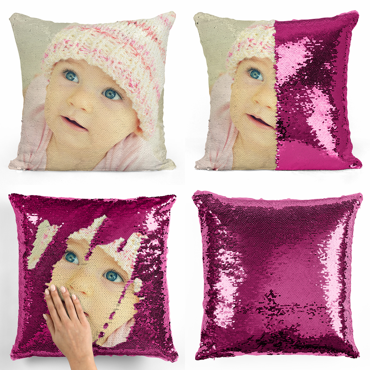 Sequin deals magic cushion