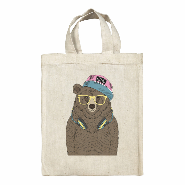 Personalized lunch box tote bag - Music bear