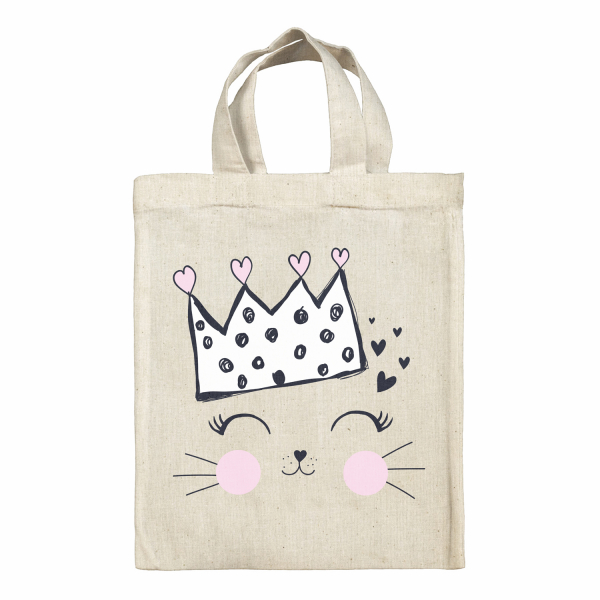 Personalized lunch box tote bag - Queen of the cats